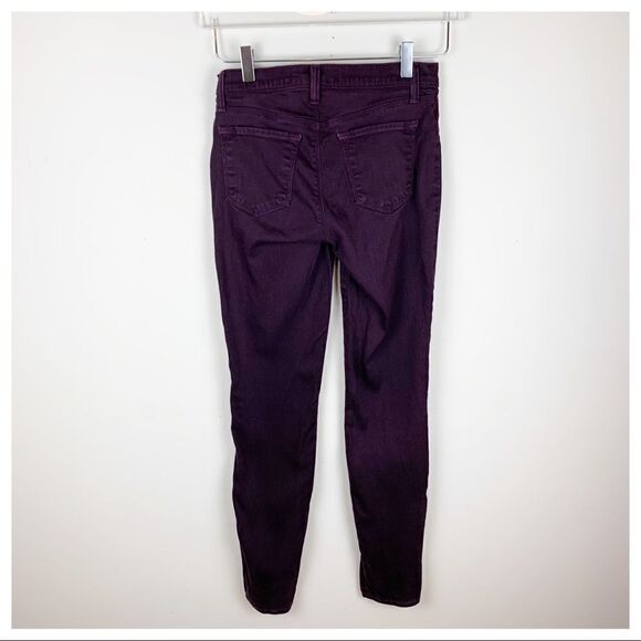 J Brand Super Skinny‎ Dark Plum Denim Jeans 26 - Picture 2 of 11